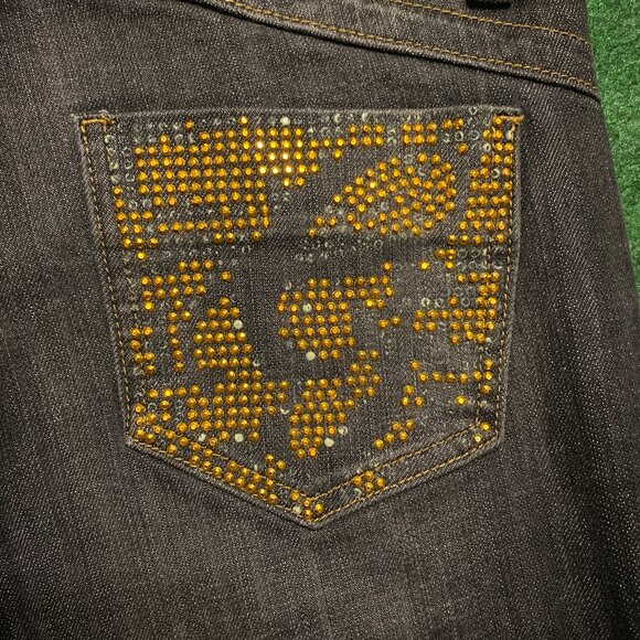 Vintage Y2K Women’s G-Unit Rhinestone Bootcut Jeans US 7 Dark-Wash - Picture 5 of 6